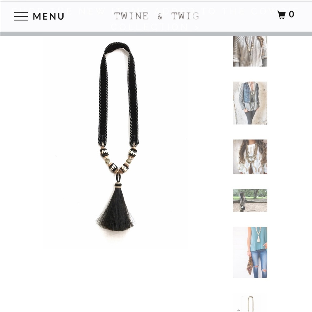 Twine & Twig Necklace